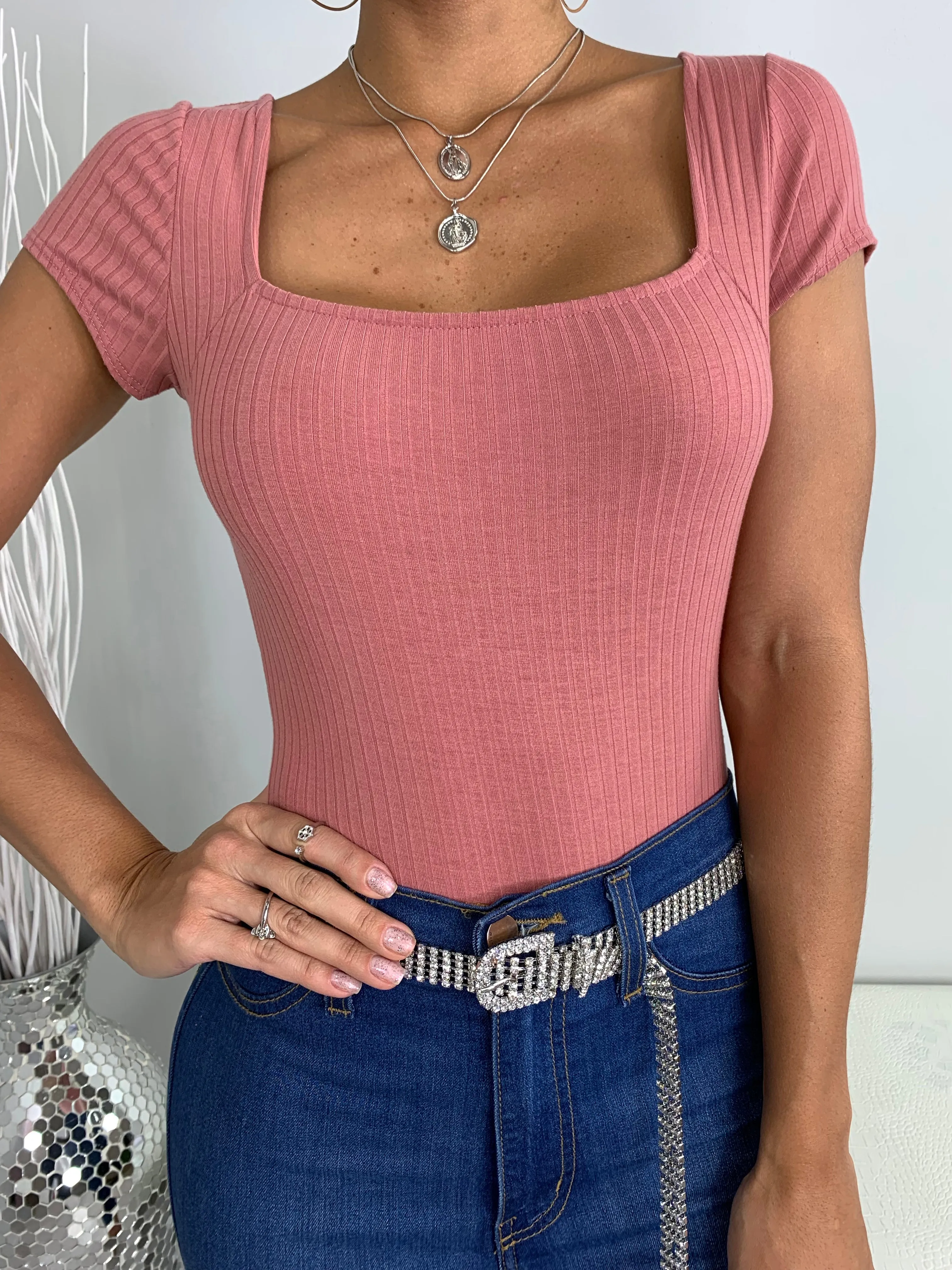 Weekender Bodysuit - Pink