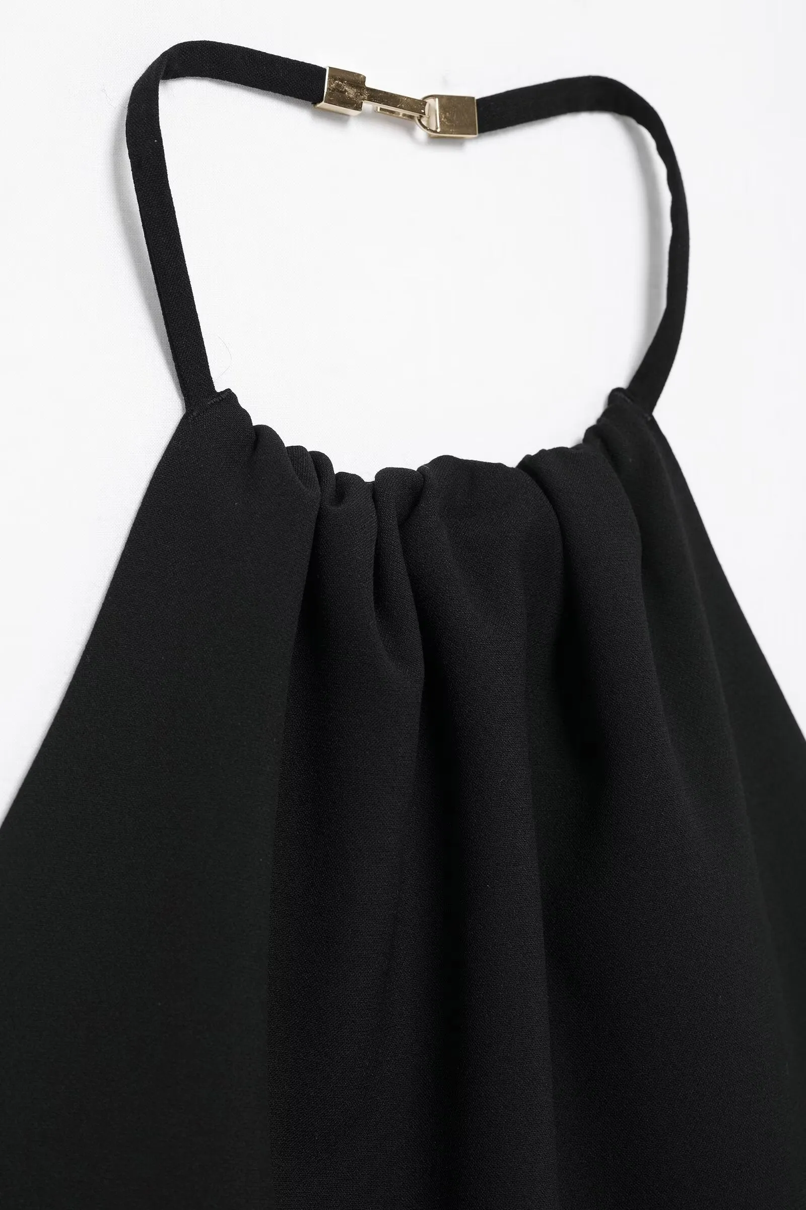 Women French Feather Halter Party Dress