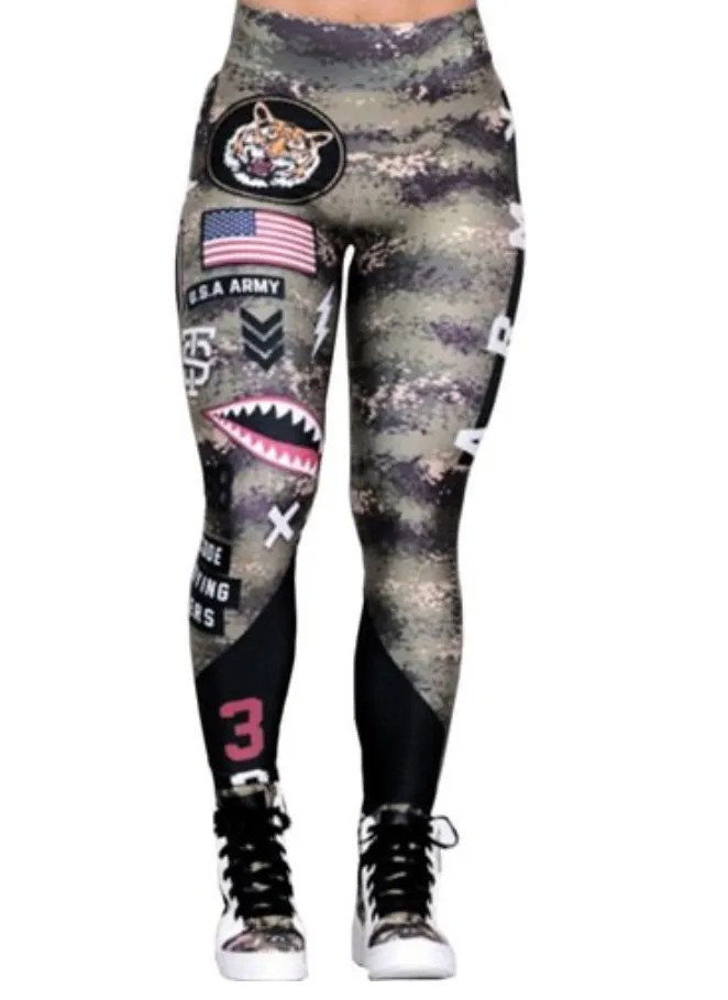 Women's Polyester Fitness Leggings