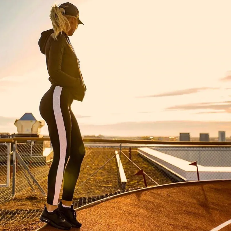 Women's Summer Casual High-Waist Slim Fitness Leggings