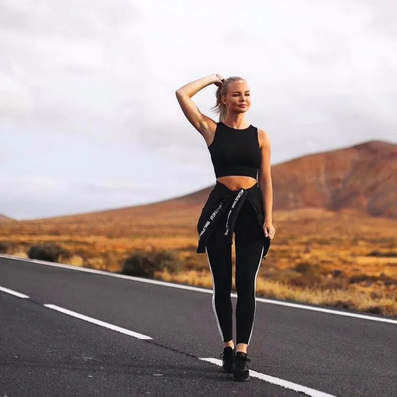 Women's Summer Casual High-Waist Slim Fitness Leggings