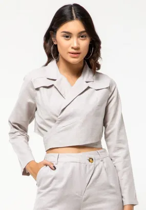 Wrap Top Blazer