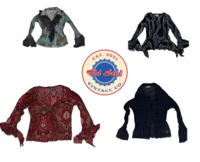 Y2K London Grunge Long Sleeves Tops
