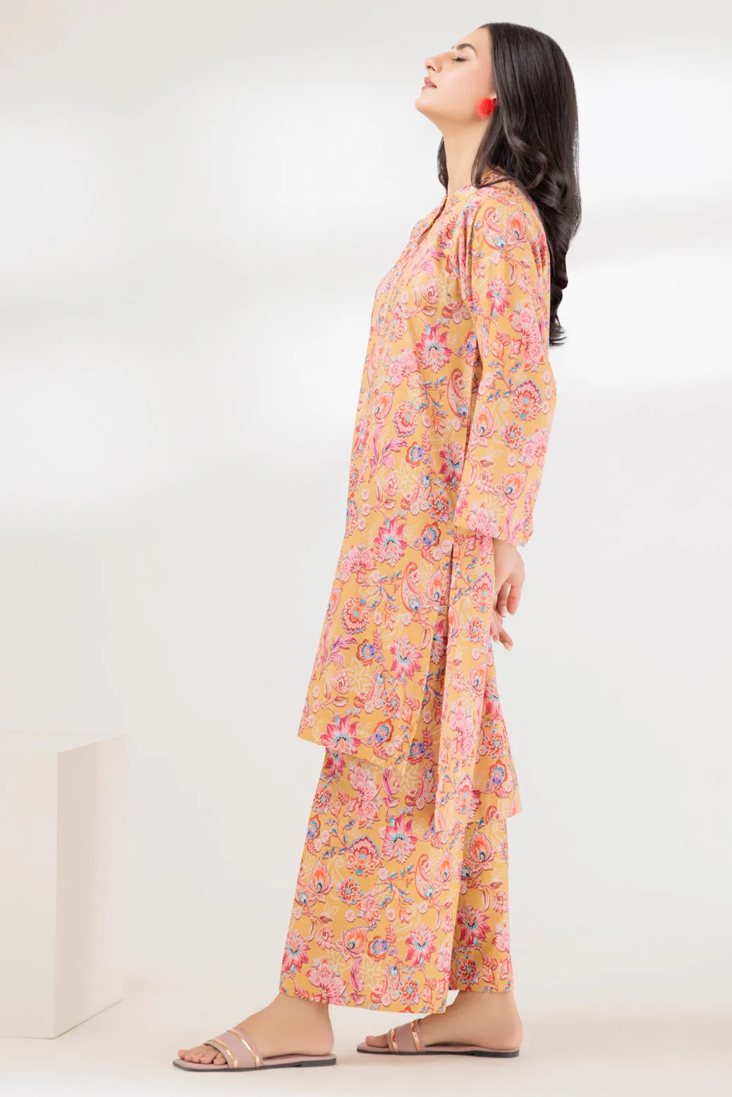 YELLOW-CAMBRIC-2 PIECE (BSAS232P40)